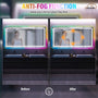 Tempered RGB LED Bathroom Mirror with Smart Controls & Anti-Fog