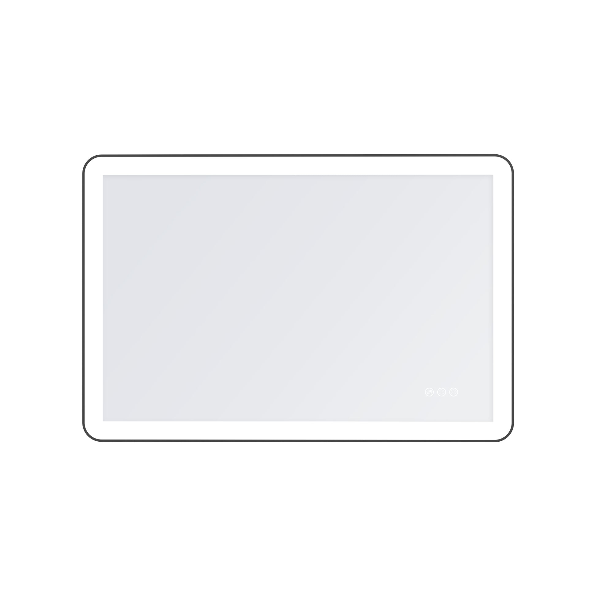 Anti-Fog LED Bathroom Mirror with Aluminum Frame