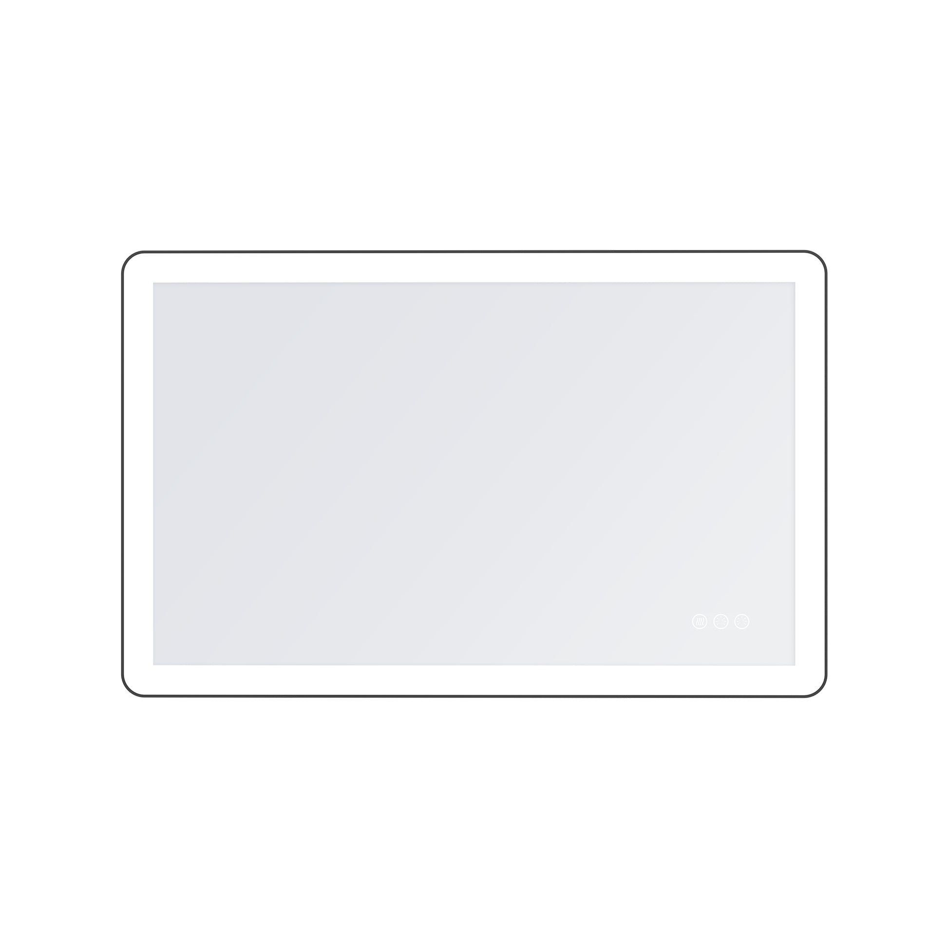 Anti-Fog LED Bathroom Mirror with Aluminum Frame