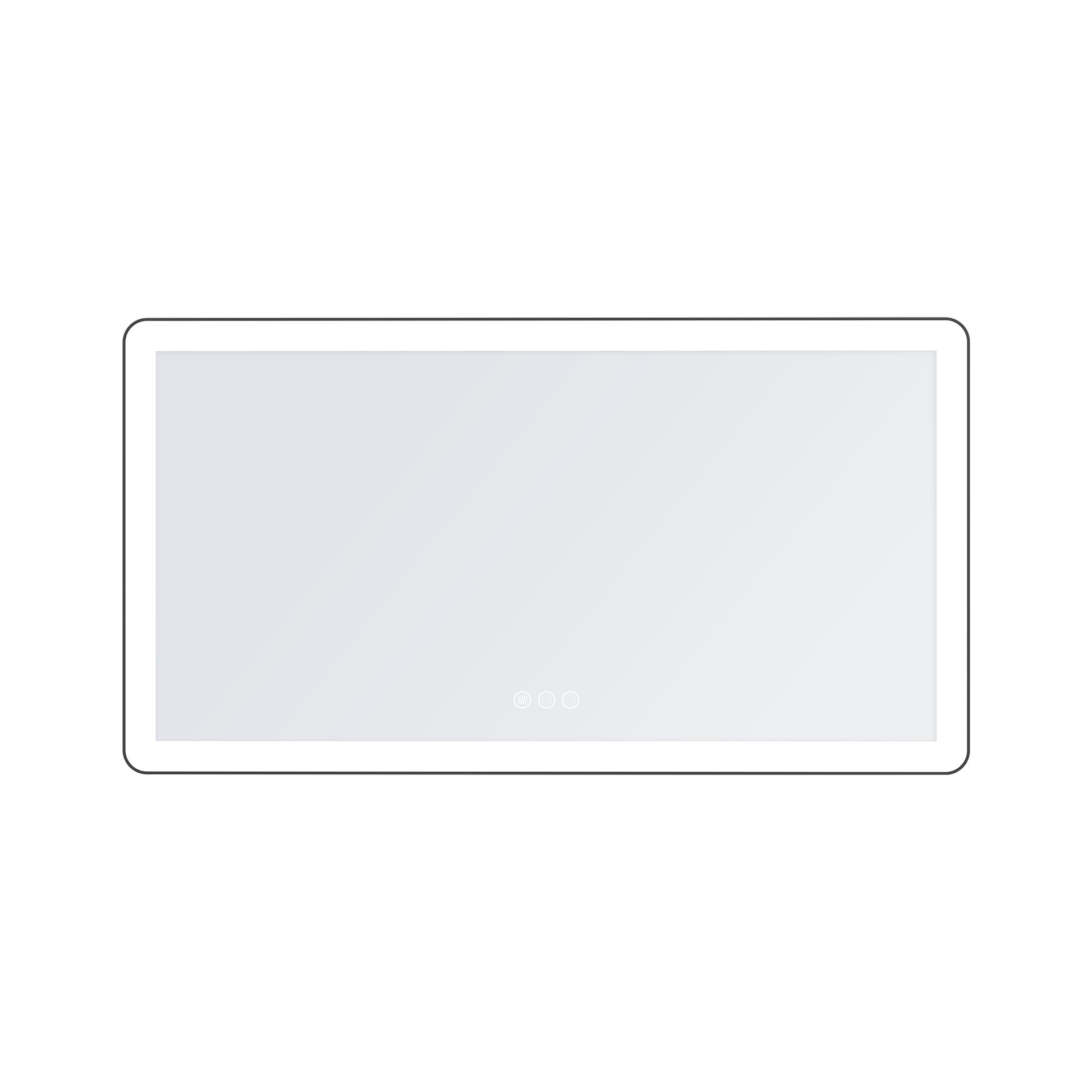 Anti-Fog LED Bathroom Mirror with Aluminum Frame
