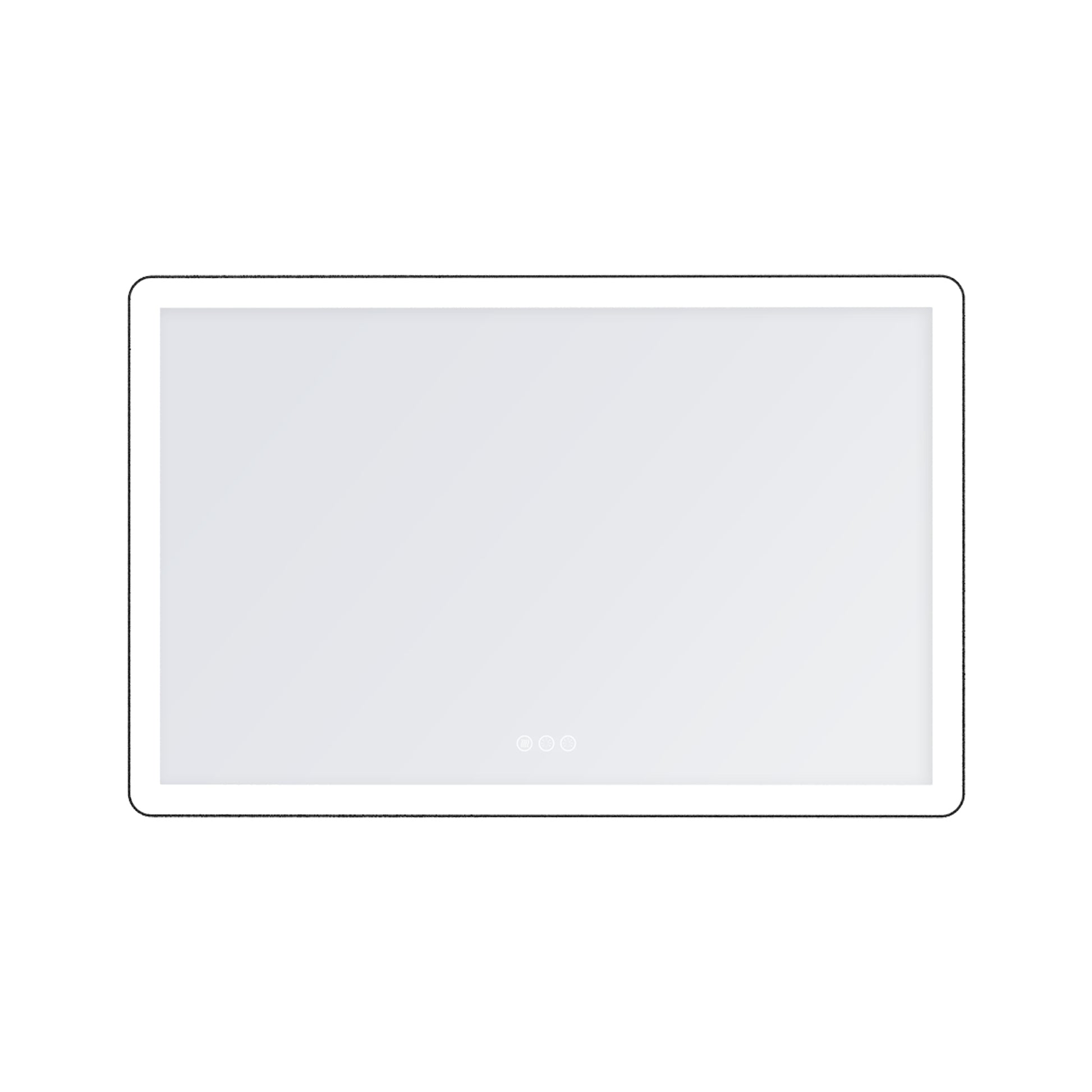 Anti-Fog LED Bathroom Mirror with Aluminum Frame