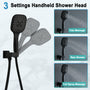 9-inch 2-Function Wall-Mounted Shower System with Handheld Shower