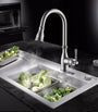 Pull Down Kitchen Faucet 360 Degree Swivel with 3 Spray Modes