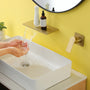 Wall Mounted Single Handle Solid Brass Lavatory Bathroom Faucet