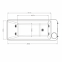 77" All-in-One Cold Plunge Tub with Built-In Chiller/Heater and Insulated Cover