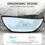 63" Artistic Marble Sculptural Solid Surface Freestanding Soaking Bathtub