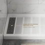 48"x32" SMC Shower Base with Anti-Slip Textured Floor & Easy Install