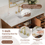 48" Bathroom Vanity with Engineering Stone Top & Single Sink