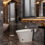 Mordern One-piece Elongated Smart Bidet Toilet with Digital Display, Auto Lid, Heated Seat & Dual Flush