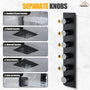 20*24'' Rectangle Shower System With 4 Sprays Modes & 3 Body Jets
