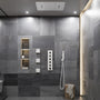 20*24'' Rectangle Shower System With 4 Sprays Modes & 3 Body Jets