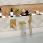 Wall Mounted Bathtub Faucet Set With Handheld Shower Head