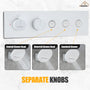 16'' Round Rainfall Multifunctional Shower System With 3-Spray Modes