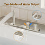 2-Handle Waterfall Roman Tub Faucet with Handheld Shower
