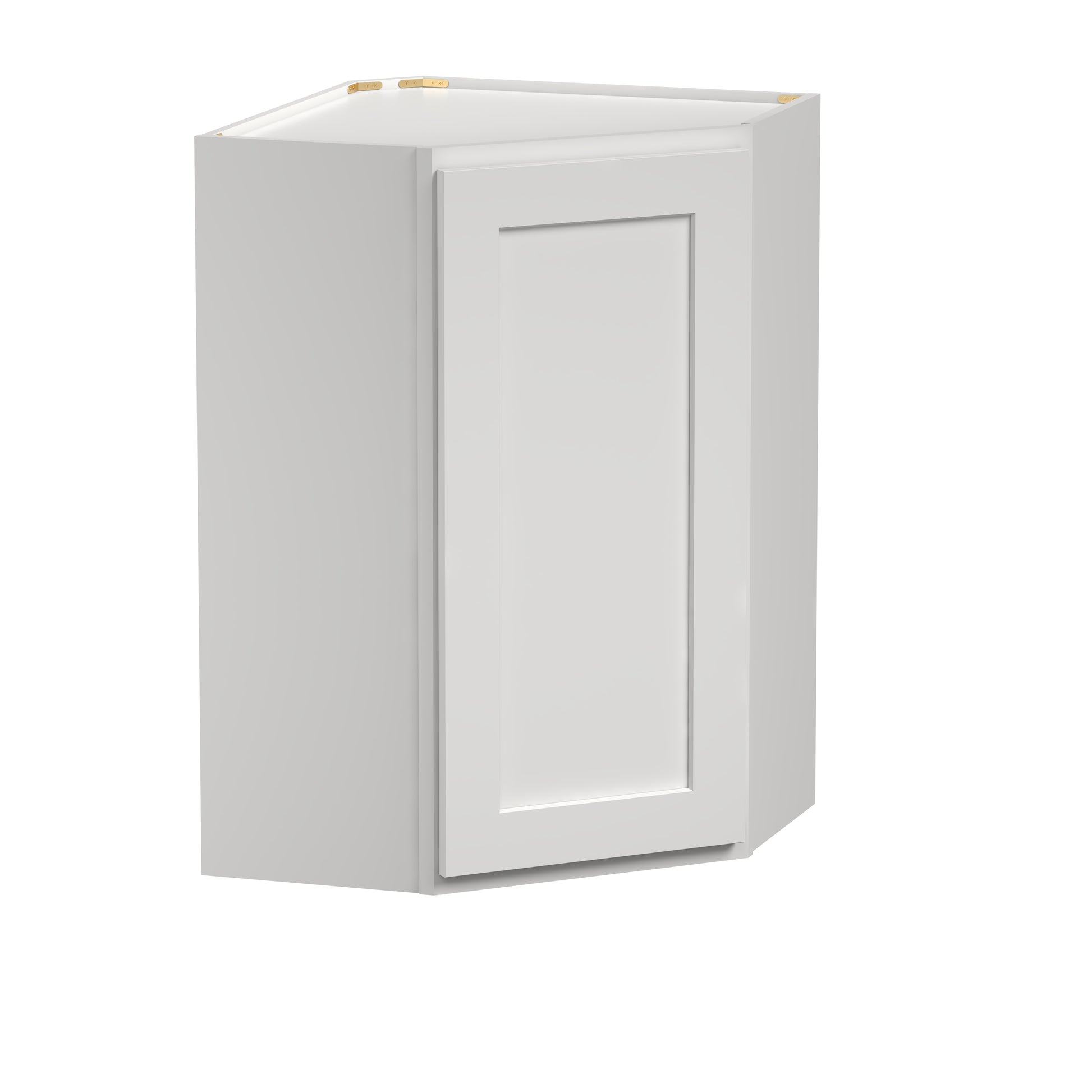 24"W x 12"D x 42"H Plywood Wall Diagonal Corner Kitchen Cabinet with Door Ready to Assemble