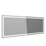 Rectangular Frameless LED Bathroom Mirror with Anti-Fog & Adjustable Color