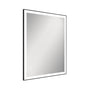Framed LED Bathroom Mirror with Front and Backlit, Anti-Fog