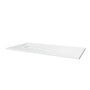 European-Style SMC Shower Base with Sleek Marble Texture in Black & White
