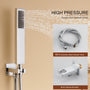 12" Thermostatic Rainfall Shower System with Handheld & Body Jets