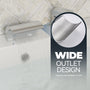 Waterfall Tub Faucet with Handheld Shower Head for Bathtub
