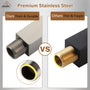 7.87"/11.81" Square Ceiling-Mounted Shower Arm with Flange Cover
