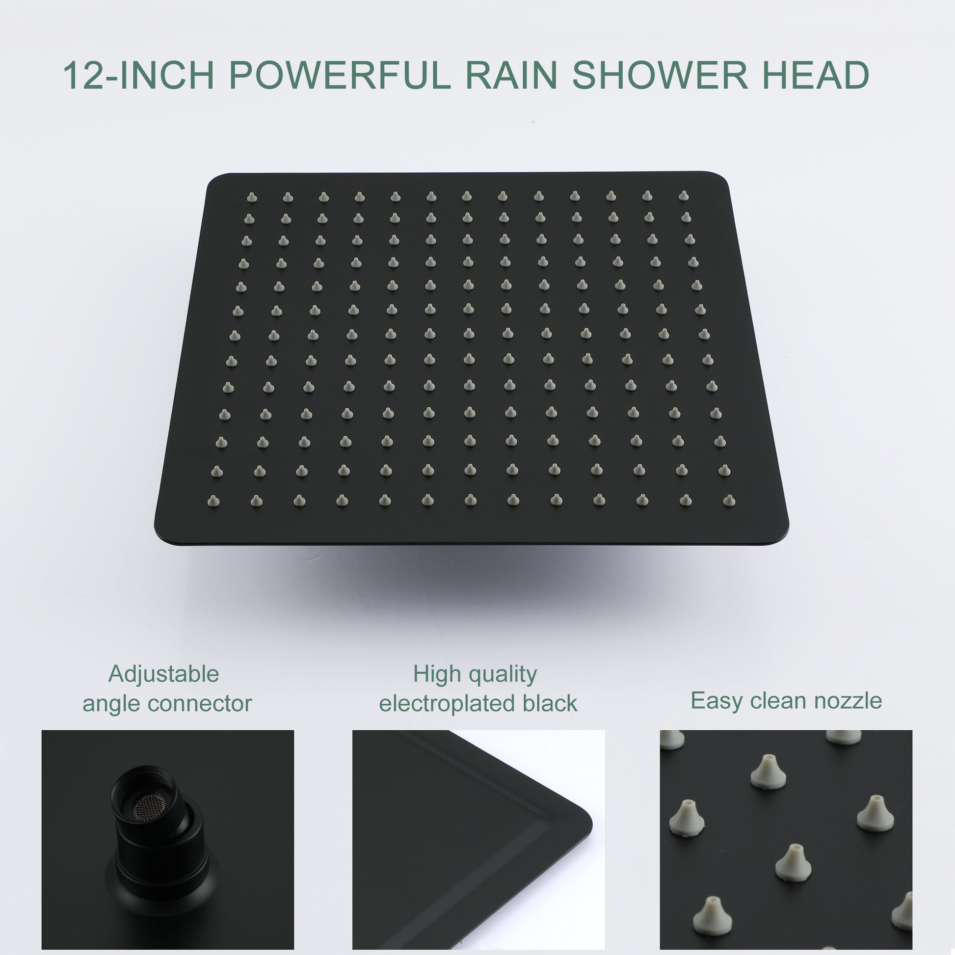 10-inch/12inch Rain Shower System With Handeld & Tub Spout