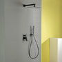 10-inch/12inch Rainfall Shower System With Hand Shower & Pressure-Balanced Valve