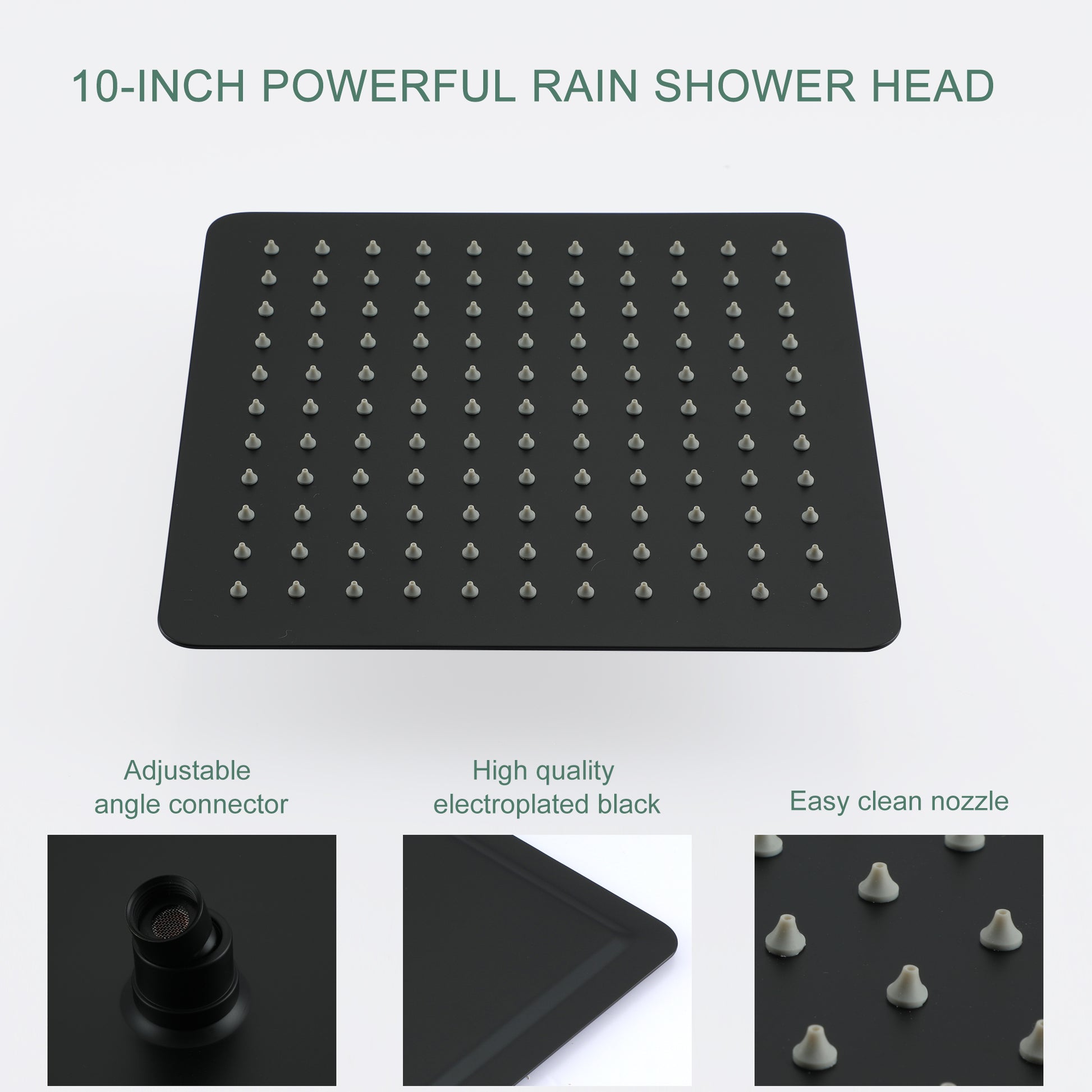 10-inch/12inch Rain Shower System With Handeld & Tub Spout