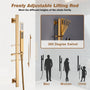 27.6" x 15.7" Luxury Thermostatic Shower System with LED Rainfall & Waterfall