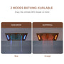 Deluxe 4-Function Thermostatic Shower System with LED Lighting & Bluetooth Music 
