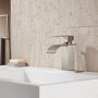Single Handle Bathroom Sink Faucet Waterfall Spout Bathroom Sink Faucet