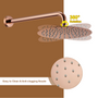 10" High-Pressure Round Shower System with Pressure Balance Valve