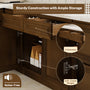 Dark Caramel RTA 36"W x 24"D x 34.5"H Base Cabinet with 2 Drawers and 2 Doors