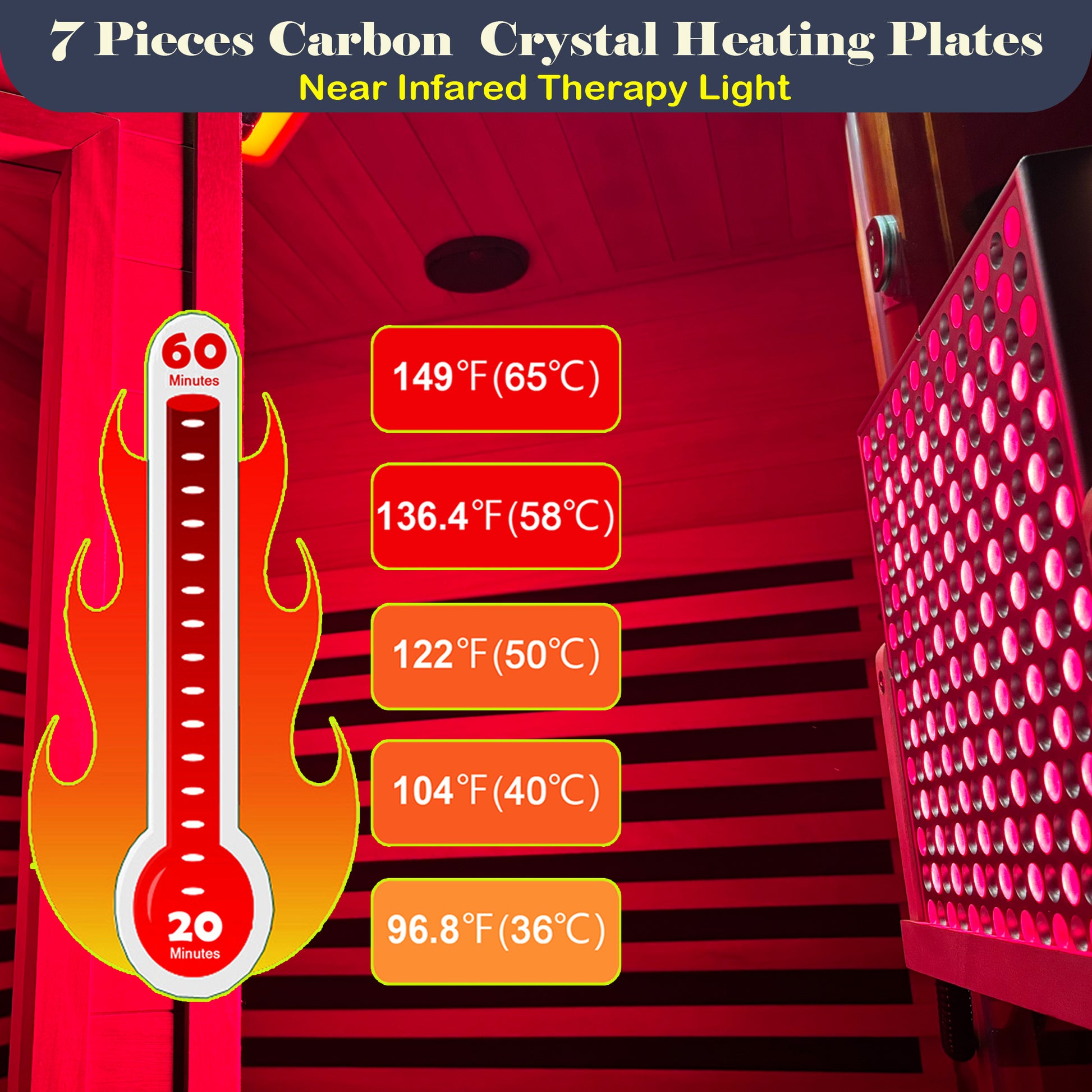2-Person Far Infrared Corner Sauna Room Low EMF Red Sauna Therapy