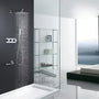 10-inch 3 Way Shower System with Hand Shower and Tub Filler