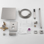 10-inch Wall Mounted Square Rainfall Shower System with Rough-in Valve