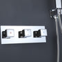 10-inch 3 Way Shower System with Hand Shower and Tub Filler