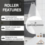48"x76" Frameless Single Sliding Shower Door in Matte Black/Brushed Nickel/Chrome, Reversible Installation