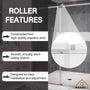 60"x76" Single Sliding Frameless Shower Door in Matte Black/Brushed Nickel/Chrome, Sleek Sliding Single Shower Enclosure Designed for Elegance