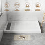 48"x36" SMC White Shower Base with Non-Slip Surface, CUPC Certified
