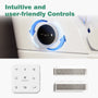 Elongated White Square-Shaped Tankless Smart Bidet Toilet