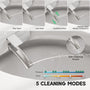 Tankless Floor Mounted Elongated White Ceramic Smart Bidet Toilet