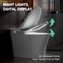 Tankless Floor Mounted Elongated White Ceramic Smart Bidet Toilet