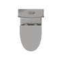 Elongated One Piece Toilet Dual Flush 1.1/1.6 GPF Water-Saving Design