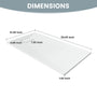 European-Style SMC Shower Base with Sleek Marble Texture in Black & White