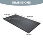European-Style SMC Shower Base with Sleek Marble Texture in Black & White