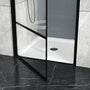 36" x 36" White Acrylic Shower Base with Center Drain, Non-Slip Single Threshold Design