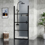 36" x 36" White Acrylic Shower Base with Center Drain, Non-Slip Single Threshold Design