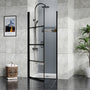36" x 36" White Acrylic Shower Base with Center Drain, Non-Slip Single Threshold Design