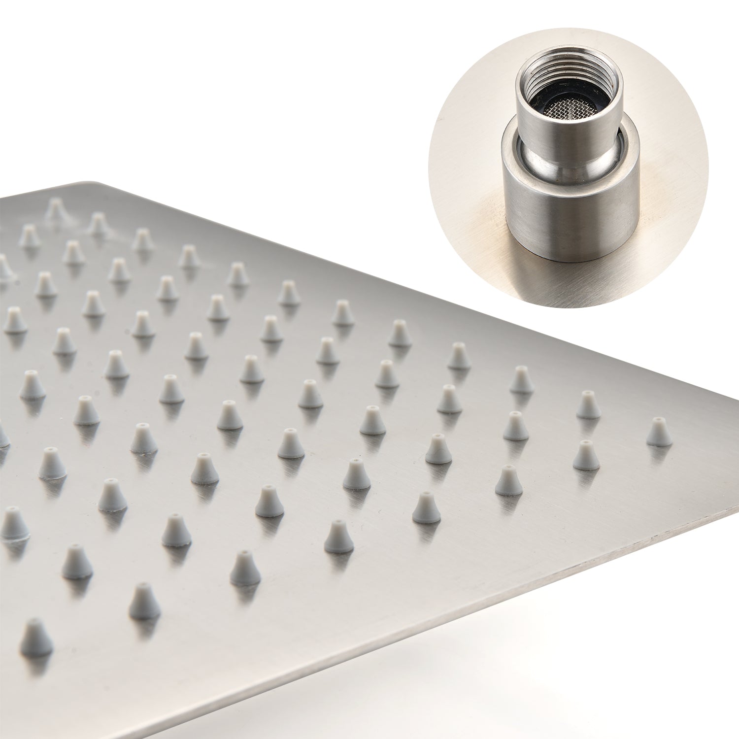 Ceiling Mounted Shower System Combo Set with Handheld and 16'Shower head-CASAINC